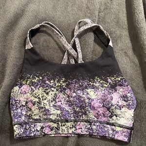 Floral Print Women's Sports Bra